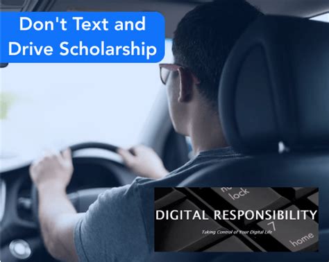 Don't text and drive scholarship. Things To Know About Don't text and drive scholarship. 